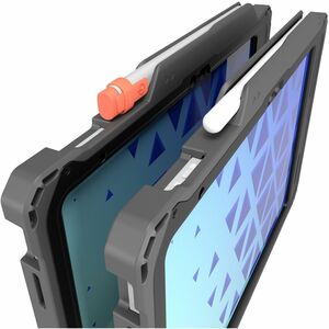 MAXCases Shield Extreme-X2 for iPad 10 10.9" w/3.5 mm Adapter and Tamper-Resistant Design (2022) (Black Bezel-Gray Case) -