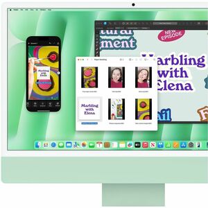 Apple iMac MWV03CH/A 一体机 - Apple - 16 GB - 512 GB SSD - 61 cm (24") 4.5K - 台式机 - 绿 - Apple M4 芯片 - 4480 x 2520 - Apple 10核