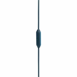 JBL Endurance Run 2 Wired Earbud, Behind-the-ear Stereo Earset - Blue - Siri, Google Assistant - Binaural - In-ear - 20 Hz
