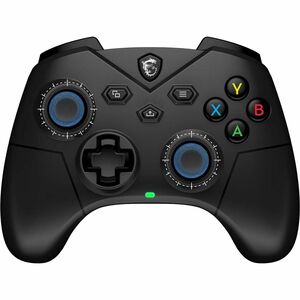 MSI Force GC300 Gaming Pad - Wireless, Cable - Bluetooth - USB - Android, PC, Tablet, Smartphone - 6.56 ft Cable - Black