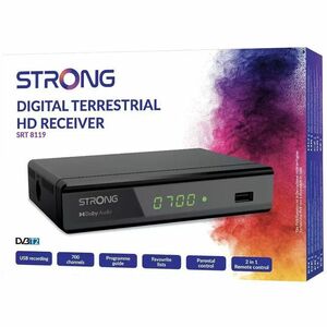 Strong Display - USB - Scart - HDMI - Dolby Audio - HEVC advance - epg - Parental Control  - Remote Control 2 in 1