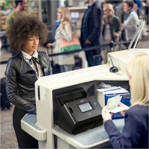 Canon imageFORMULA DR-S350NW Large Format Sheetfed Scanner - 600 dpi Optical - 24-bit Color - 8-bit Grayscale - 50 ppm (Mo