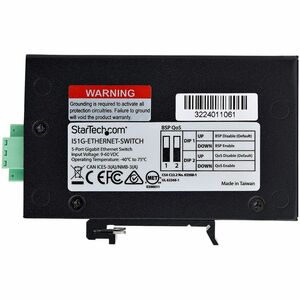 StarTech.com I51G 5 Ports Ethernet Switch - Gigabit Ethernet - 10/100/1000Base-T - New - Black - TAA Compliant - 2 Layer S