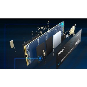 PNY Solid State-Laufwerk - M.2 2280 Intern - 500 GB - PCI Express NVMe (PCI Express NVMe 4.0 x4) - Desktop-PC, Notebook Un