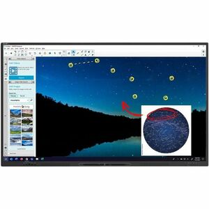 SMART Board GX186-V3 218.4 cm (86") 4K UHD LCD Collaboration Display - 8 GB DDR4 SDRAM - Infrared (IrDA) - Touchscreen - 1