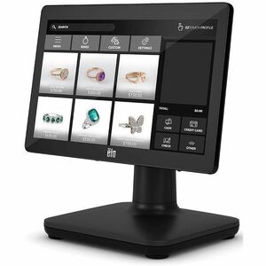 Elo EloPOS POS Terminal - Celeron G4900T - 4 GB 128 TB - 38.1 cm (15") Touchscreen - Black