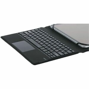 Housse/Clavier MOBILIS Universal pour 22,9 cm (9") à 27,9 cm (11") Tablette - Français Clavier - Noir - Résistant aux choc