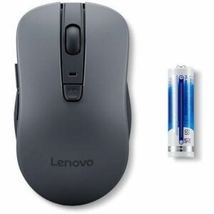 Lenovo WL310 Mouse - Bluetooth - Optical - 6 Button(s) - Grey - 1 - Wireless - 1600 dpi - Scroll Wheel - Right-handed - AA