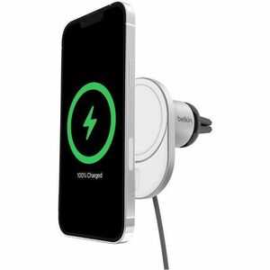 Belkin BoostCharge Pro Induktionsladegerät - Grau - für Qi2-fähiges Gerät, iPhone - Eingangsstecker: USB - MagSafe-Technol