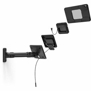 Compulocks Wall Mount for iPad (10th Generation), Tablet - Black - 27.7 cm (10.9") Screen Support - 100 x 100 - VESA Mount