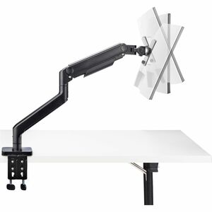 StarTech.com Mounting Arm for Monitor, Curved Screen Display, Display - Black - Landscape/Portrait - Height Adjustable - 1