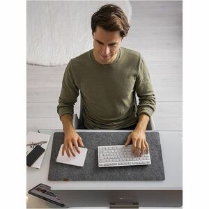 CHERRY KW 7100 MINI BT FOR MAC Keyboard - Compact - Wireless Connectivity - French - Moonlight White - SX Keyswitch - Blue