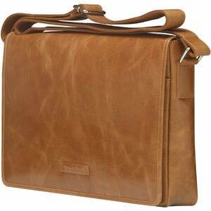 dbramante1928 ApS Marselisborg Carrying Case (Messenger) for 35.6 cm (14") Apple Notebook, MacBook - Golden Brown - Full G