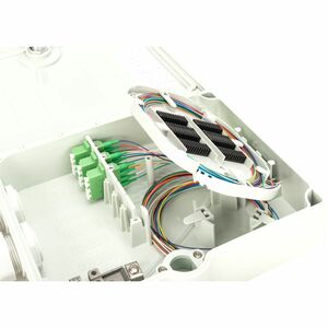 Digitus FTTH/FTTB Distribution box - 26.9 cm Height x 19.3 cm Width x 6 cm Depth - Light Grey - Acrylonitrile Butadiene St