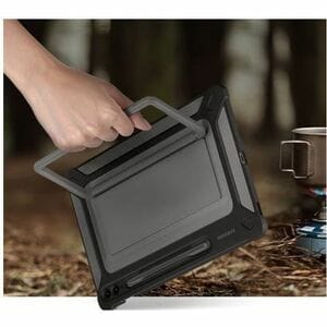 Samsung Rugged Carrying Case for 27.7 cm (10.9") Samsung Galaxy Tab S9 FE+ Tablet, Stylus - Black - Drop Resistant, Bump R