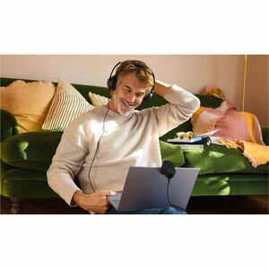Casque Jabra Evolve2 50 - Câblé / Sans fil - Design Supra-auriculaire, Sur tête - Stéréo - Certification Microsoft Teams -