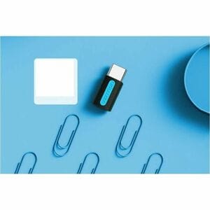 Vention CDXB0 Data Transfer Adapter - 1 x USB 2.0 Type C - Male - 1 x Micro USB 2.0 Type B - Female - Black