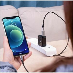 Vention CDPH0 Data Transfer Adapter - 1 x USB 3.0 Type A - Male - 1 x USB 3.1 (Gen 1) Type C - Female - Nickel Connector -