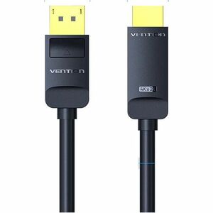Vention HAGB 2 m DisplayPort/HDMI A/V Cable - Cable for Audio/Video Device, TV, Projector - First End: 1 x DisplayPort 1.4