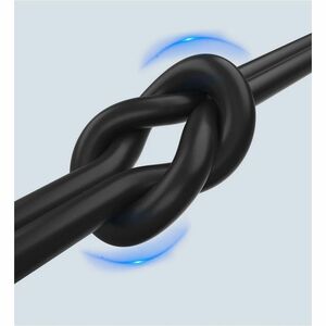 USB-A 2.0 USB-C 3A 60W CABLE 0 5M BLACK