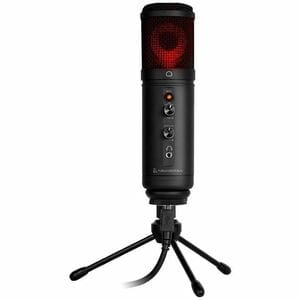 NEWSKILL Kaliope Wired, Plug-in Microphone for Recording, Gaming, Podcasting - Matte Black - 1.80 m - 30 Hz to 18 kHz -36 