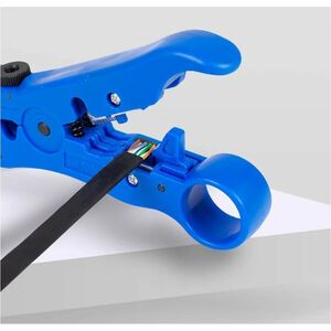 Vention Stripping Tool - 124 mm Length - Blue - Aluminium - Insulated, Comfortable Handle, Comfortable Grip, Anti-shock, N