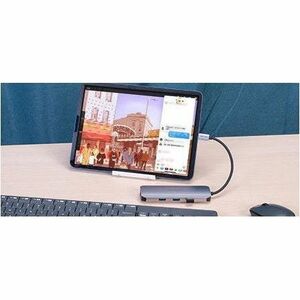 Vention TOKHB USB Type C Docking Station for Notebook, Monitor, Gaming Console, Memory Card Reader - Charging Capability -