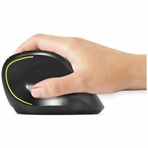 Port Connect ERGO SOFT Mouse - Bluetooth/Radio Frequency - USB Type A, USB Type C - Optical - 5 Button(s) - Wireless - 2.4
