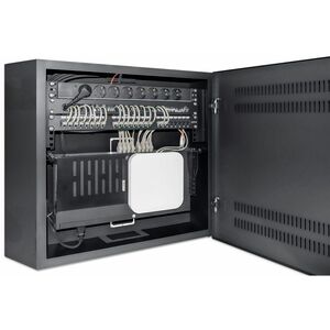 Intellinet 713689 4U Wall Mountable Enclosed Cabinet Rack Cabinet for A/V Equipment - 482.60 mm Rack Width x 279.40 mm Rac