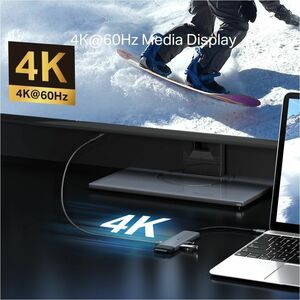 TP-Link UH7020C USB-Typ C Docking Station für Desktop-PC, Tablet-PC, Smartphone, Notebook - Ladefunktion - Speicherkartenl