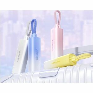 Vention FHW Power Bank - Gradient Blue - For iPhone - 1 x Type-C 20W - Lithium Polymer (Li-Polymer) - 5000 mAh - 3 A, 2.22