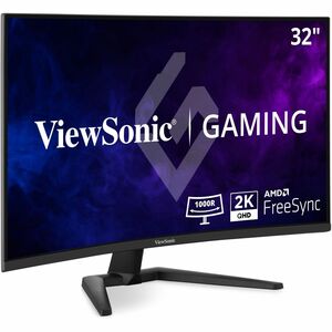 ViewSonic VX3228C-2K 32" Class WQHD Curved Screen Gaming LED Monitor - 16:9 - Black - 31.5" Viewable - Vertical Alignment 