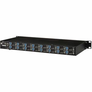 Tripp Lite series B024-DPU16 KVM Switchbox - TAA Compliant - 16 Computer(s) - 4K - 4096 x 2160 - 50 Hz, 60 Hz - 18 x USB -
