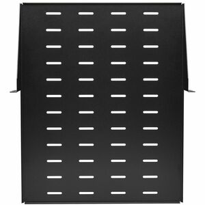 Tripp Lite series SmartRack SRSHELF2PCENTER 2U Rack-mountable Rack Shelf for Data Center, Server, LAN Switch - Black Powde
