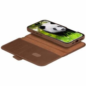 dbramante1928 ApS Lynge Carrying Case (Wallet) Apple iPhone 16 Smartphone - Dark Tan - Drop Resistant, RFID Resistant, Scr