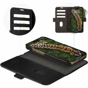 dbramante1928 ApS Lynge Carrying Case (Wallet) Apple iPhone 15 Smartphone - Black - Full Grain Leather Body