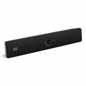 Webex Webex Room Bar Video Conference Equipment - Small Room Size Supported - Carbon Black - For Video Conferencing, Meeti