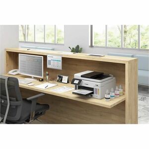 Canon GX6120 Wired & Wireless MegaTank Inkjet Multifunction Printer - Color - Copier/Printer/Scanner - 1200 x 600 dpi Prin