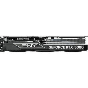 PNY NVIDIA GeForce RTX 5080 Grafikkarte - 16 GB GDDR7 - Gesamthöhe - 7680 x 4320 - 2,30 GHz Core - 2,73 GHz Boost-Taktfreq
