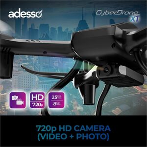 Adesso Entry Level Drone - 2.40 GHz - 0.10 Hour Run Time - 196.85 ft Operating Range