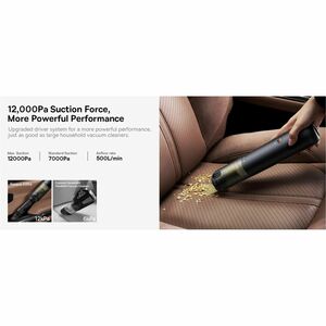 Aspirapolvere portatile Baseus A3 Lite senza filo - Nero - Strumento per fessure - 500 - Batteria - Batteria ricaricabile 