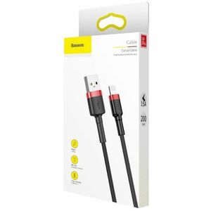 Cavo per trasferimento dati Baseus Cafule - 2 m Lightning/USB - Cable for iPhone, Smartphone - Estremità 1: 1 x Lightning 