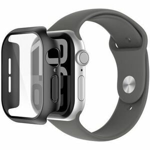 Belkin TemperedCurve 2-in-1 Screen Protector for Apple Watch Series 10 (42mm/black) Black - For OLED Apple Watch - Bump Re