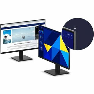 Monitor LCD Samsung Essential S3 S24D300GAL 24.0" (61.0cm) Class Full HD - 16:9 - Negro - 24" (61cm) Viewable - Tecnología