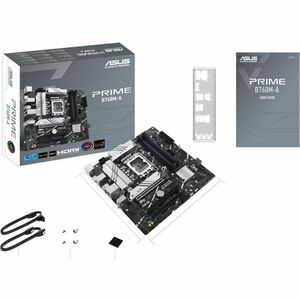 Placa Base de computador de escritorio Asus Prime B760M-A-CSM - Intel B760 Conjunto de Circuitos Integrados - Socket LGA-1