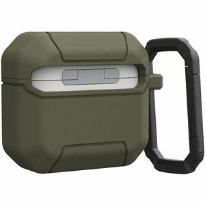 Urban Armor Gear Scout Rugged Charging Case Apple AirPods 4 - Olive Drab - Shock Absorbing, Drop Resistant, Anti-slip, Imp
