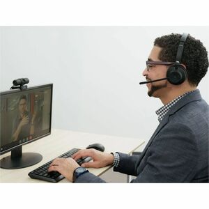 Cyber Acoustics Professional Wireless Headset With AI Noise Cancelation - Stereo - Wireless - Bluetooth - Over-the-head - 