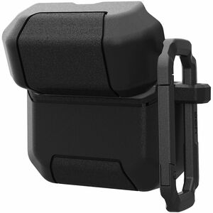 Urban Armor Gear Scout Rugged Charging Case Apple AirPods 4 - Black - Shock Absorbing, Drop Resistant, Anti-slip, Impact R