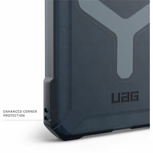 Urban Armor Gear Essential Armor Rugged Case for Samsung Galaxy S25 Ultra Smartphone - Hex Pattern - Cloud Blue - Shock Ab