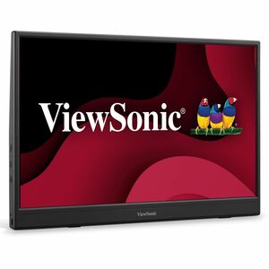 ViewSonic VA1653 16 Inch 1080p FHD IPS Portable Monitor with Eye Care, Built-in Stand, USB C, Mini HDMI, and Protective Ca